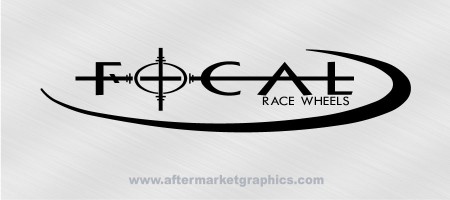 Focal Wheels Decals - Pair (2 pieces)